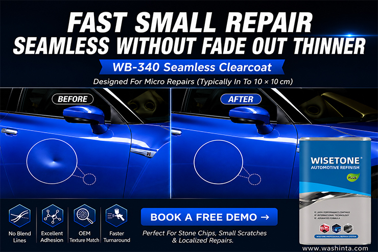 How to Eliminate Blend Lines in Automotive Spot Repairs: The Benefits of Seamless Clearcoat Technology